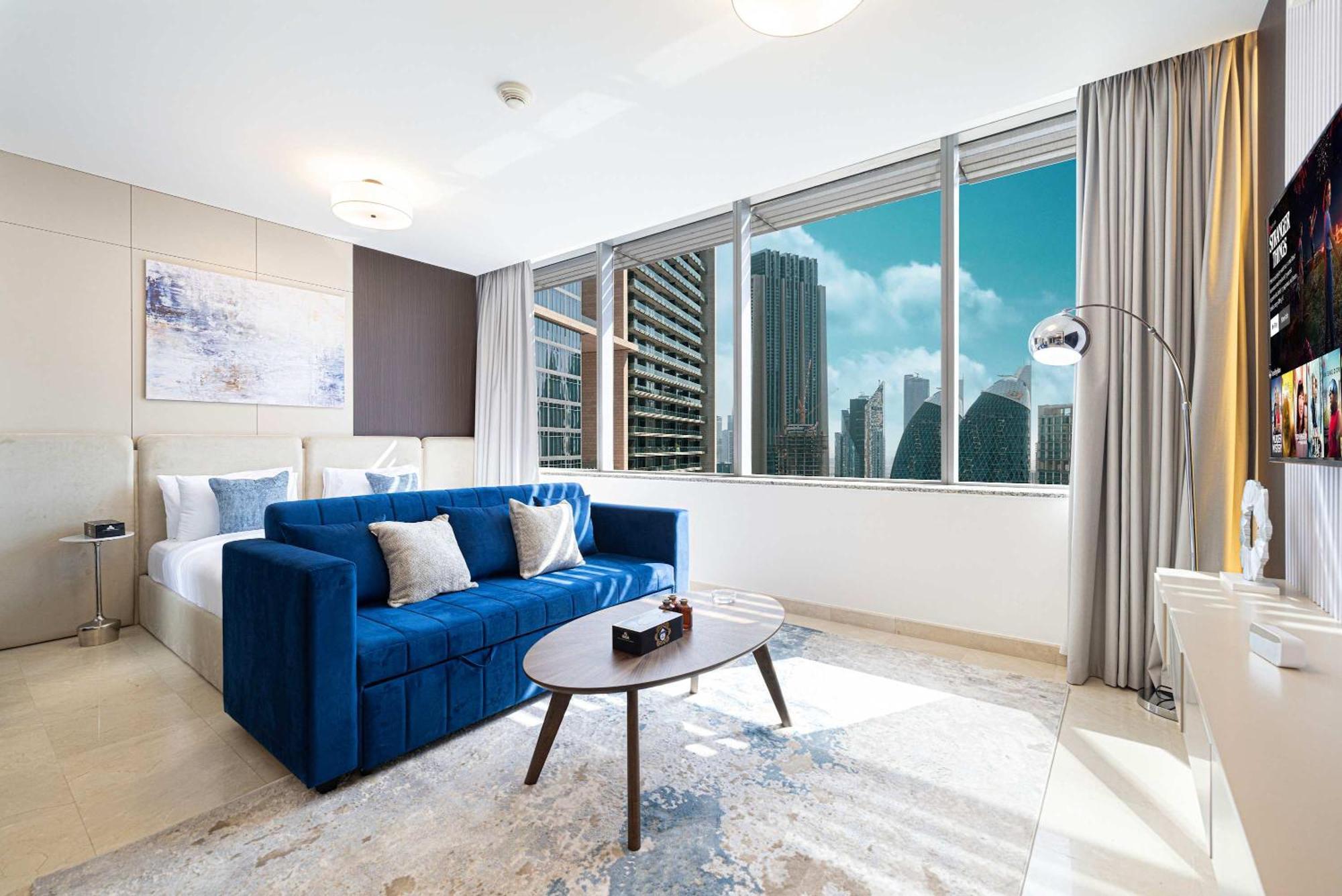 Apartment King Bed & Modern Comfort In Difc Downtown *
